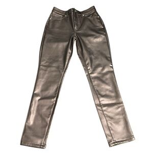 Express Metallic Coated Jeans NWOT